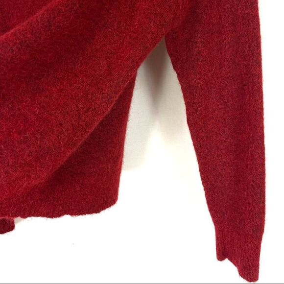 PART two copenhagen red angora blend turtleneck sweater - Picture 8 of 12